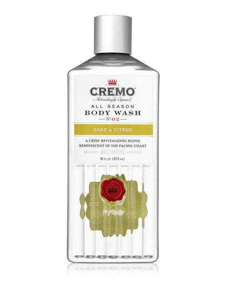 Cremo Body Wash Sage & Citrus (16 oz)