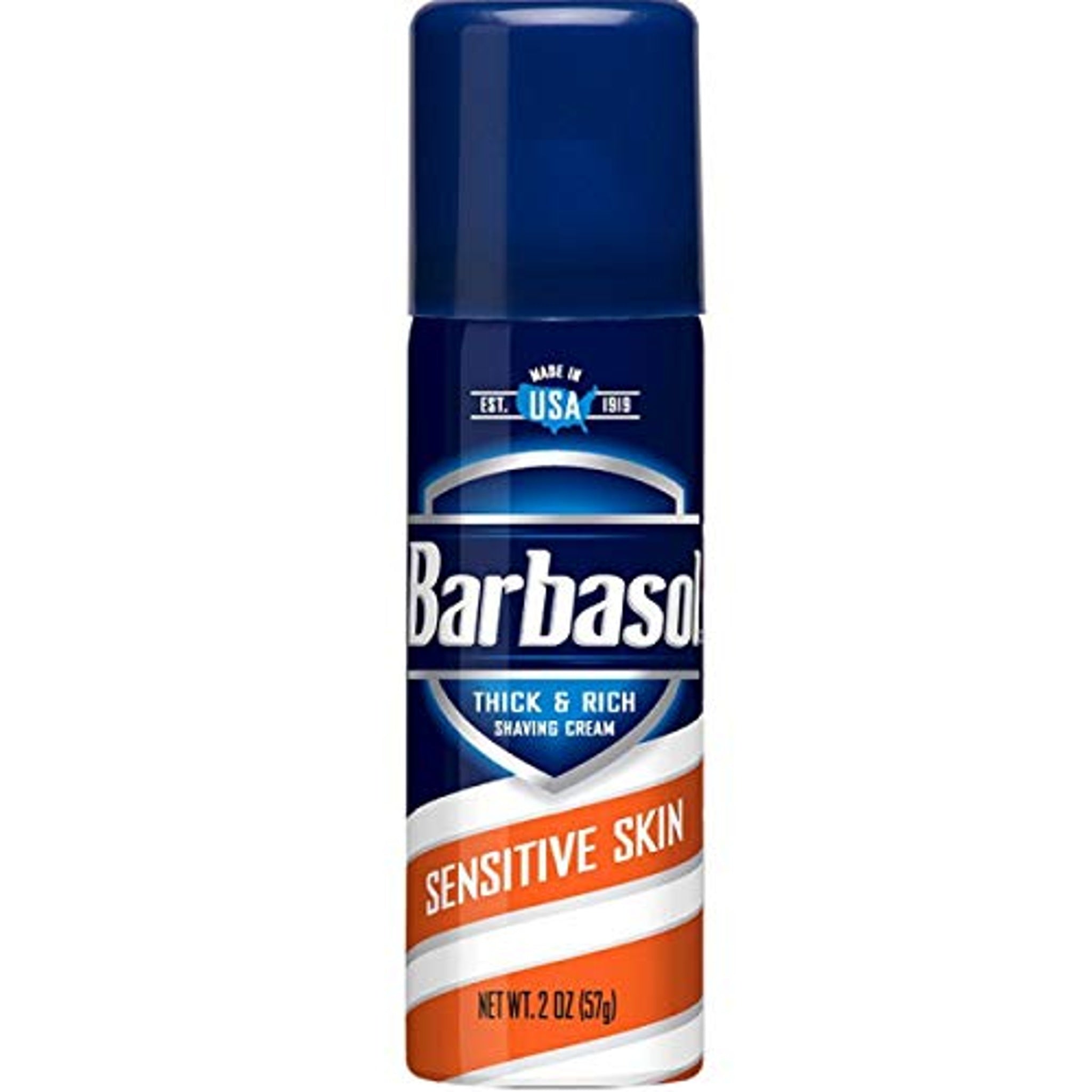 Barbasol Shaving Cream Sensitive Skin Travel Size (6 Pack)