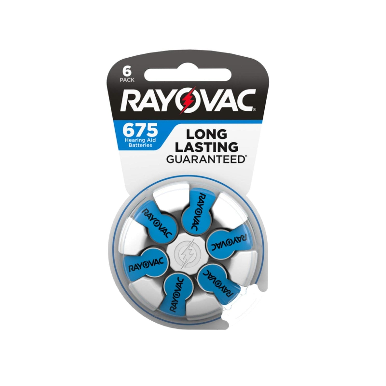 Rayovac Hearing Aid Batteries 675 (6 Pack)
