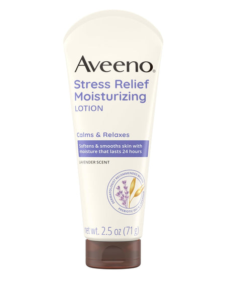 Aveeno Stress Relief Lotion Lavender (2.5 oz, 12 Pack)