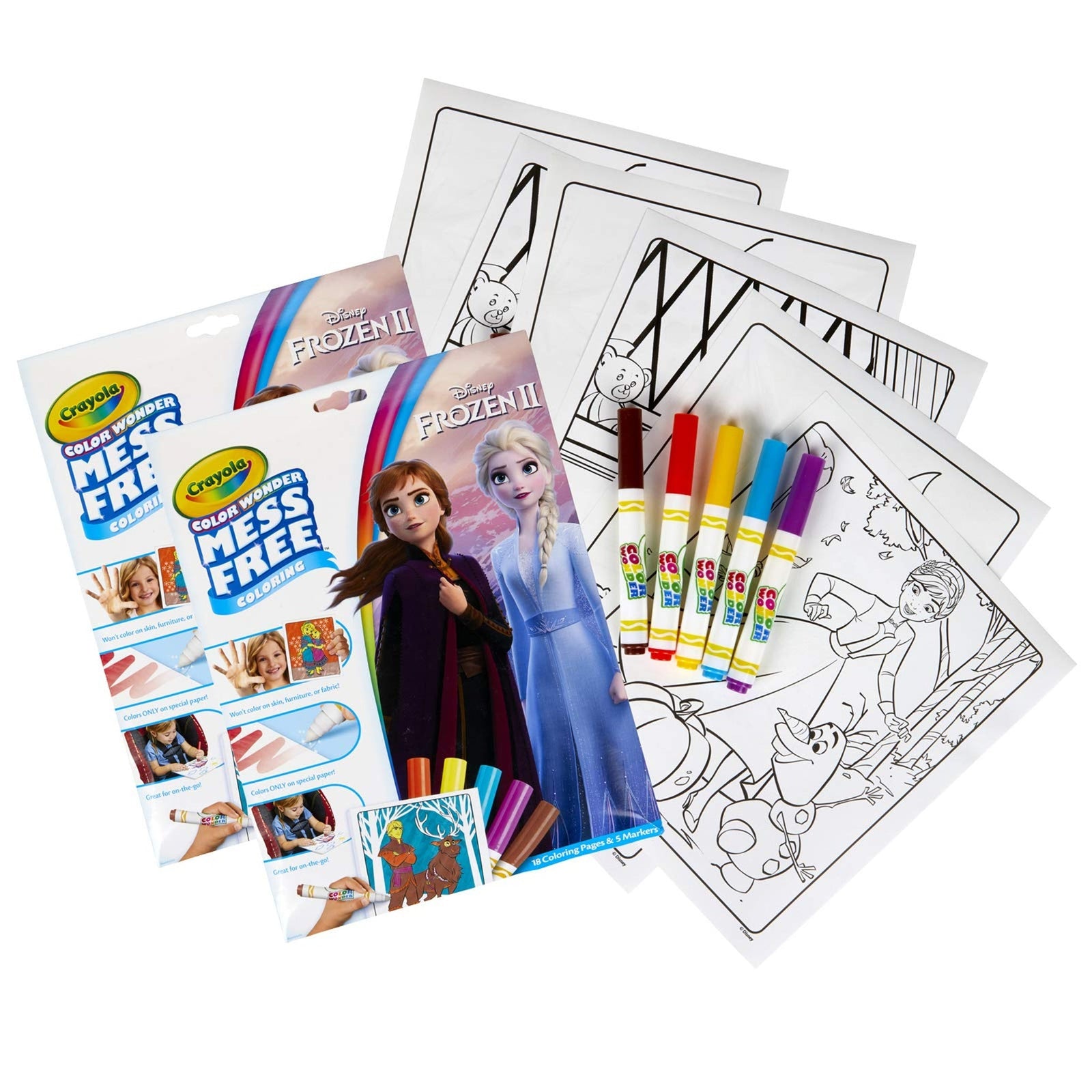 Crayola Color Wonder Frozen 2 Pad & Markers (2 sets)
