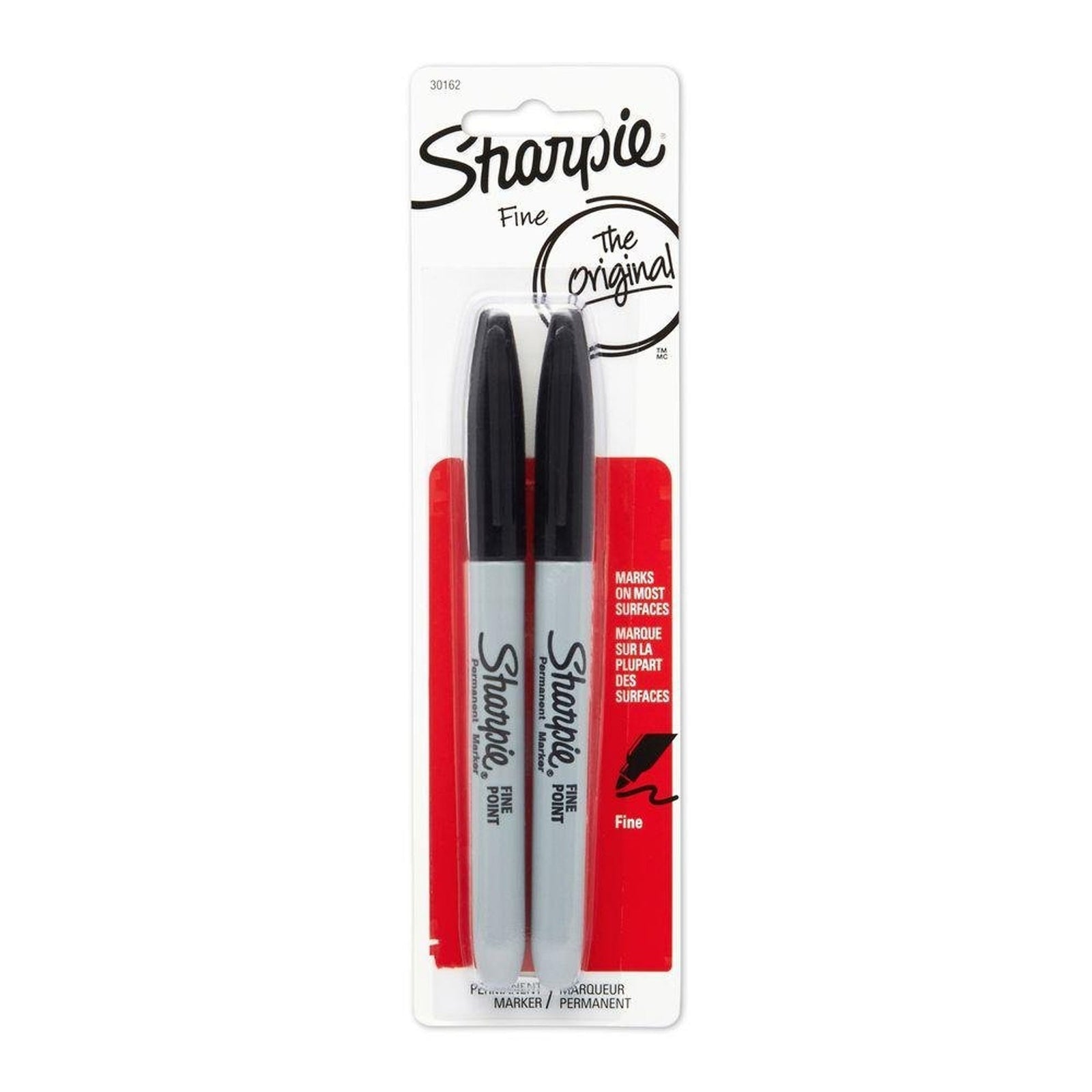 Sharpie Permanent Markers Black (2 ct)