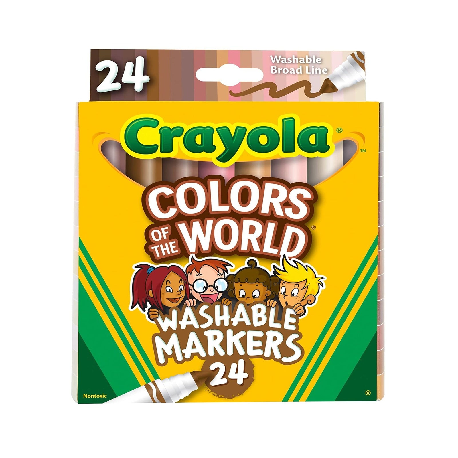 Crayola Markers Colors of the World (24 ct)