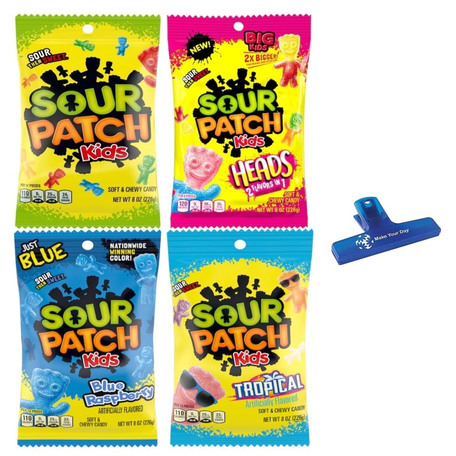 SOUR KIDS Candy Variety Pack (8 oz, 4-pack)