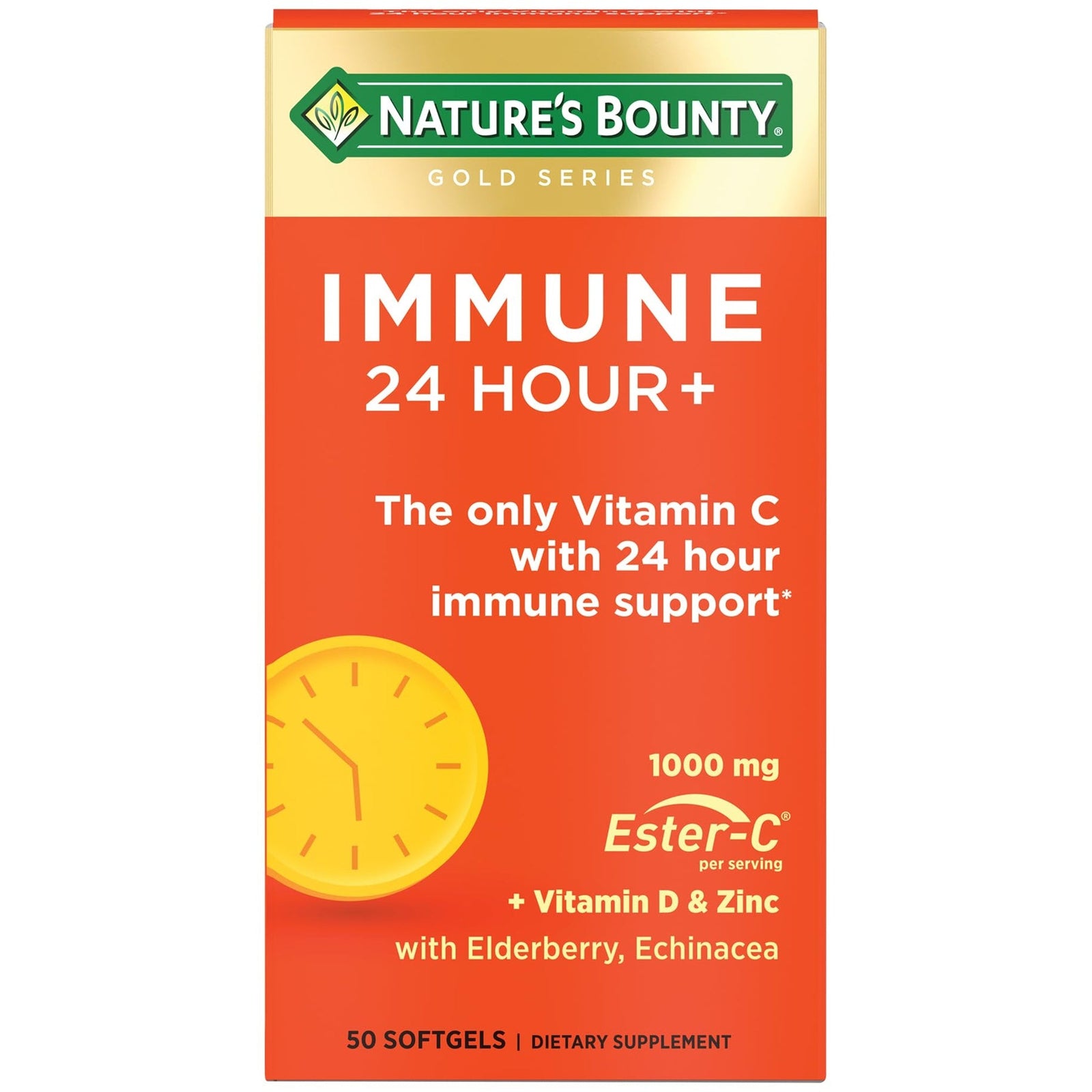 Nature’s Bounty Immune 24 Hour+ Vitamin C (50 ct)