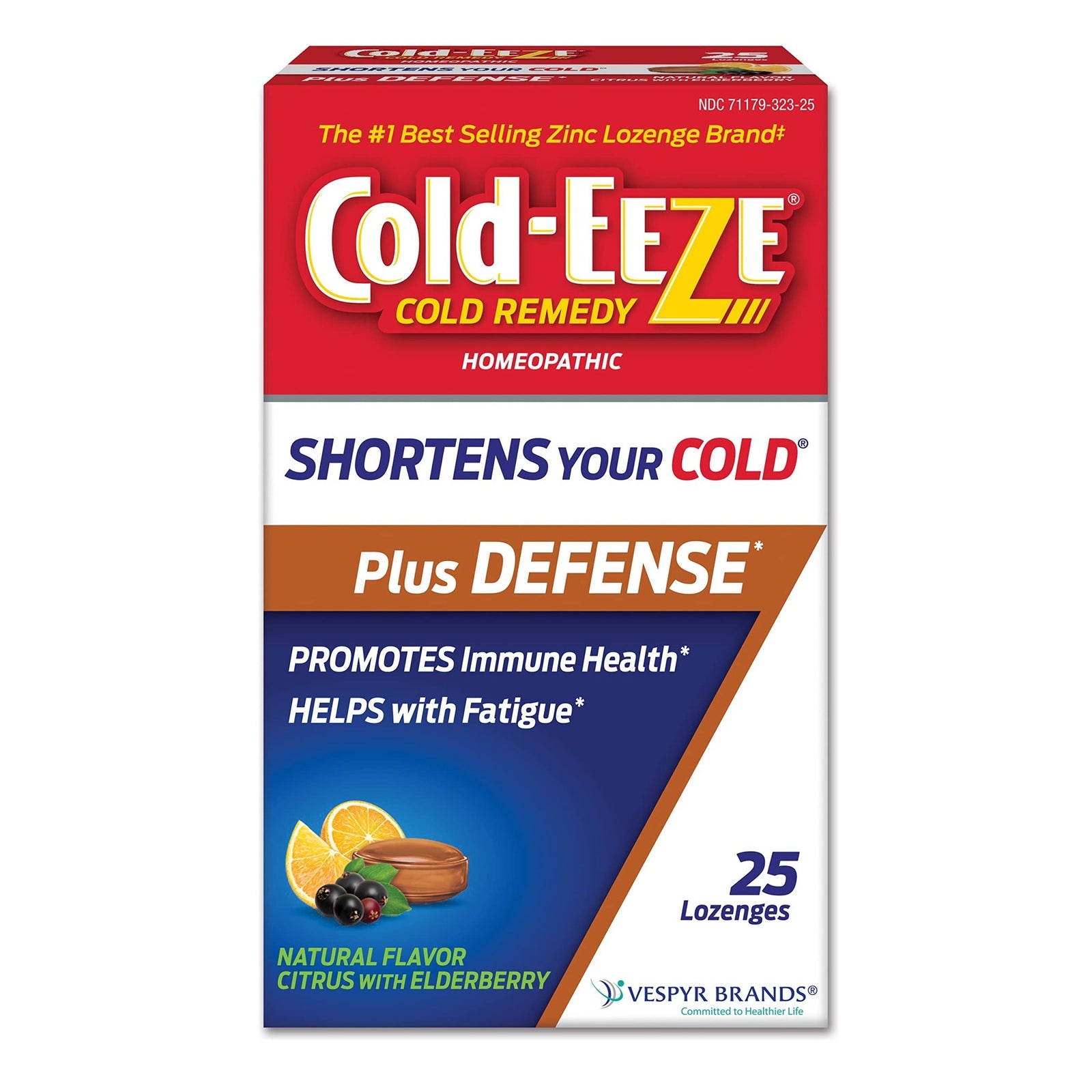 Cold-Eeze Zinc Lozenges Citrus Elderberry (25 ct)