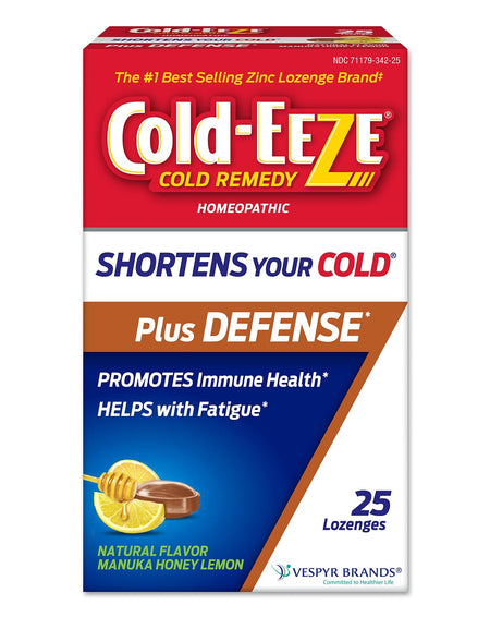 Cold-Eeze Zinc Lozenges Manuka Honey Lemon (25 ct)
