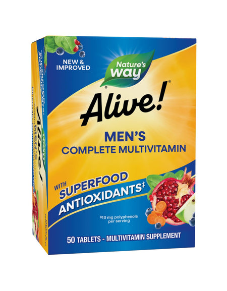 Nature’s Way Alive! Men’s Multivitamin (50 ct)