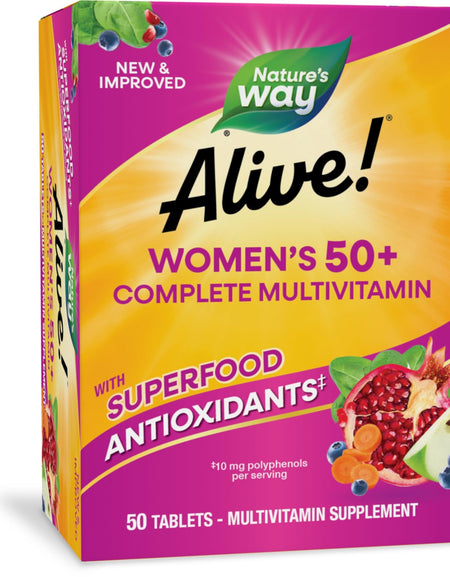 Nature’s Way Alive! Women’s 50+ Multivitamin (50 ct)