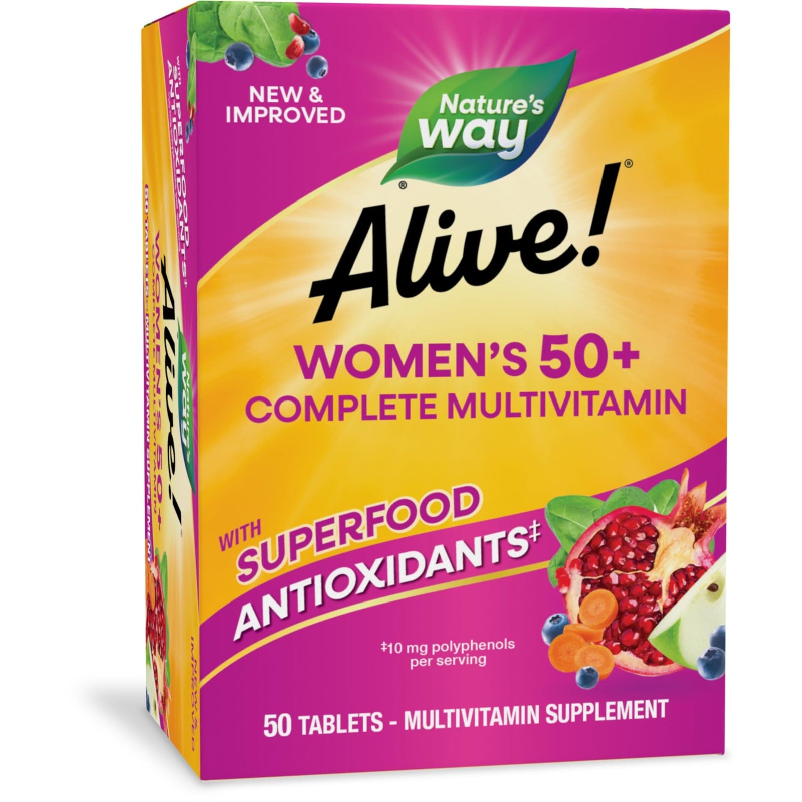 Nature’s Way Alive! Women’s 50+ Multivitamin (50 ct)