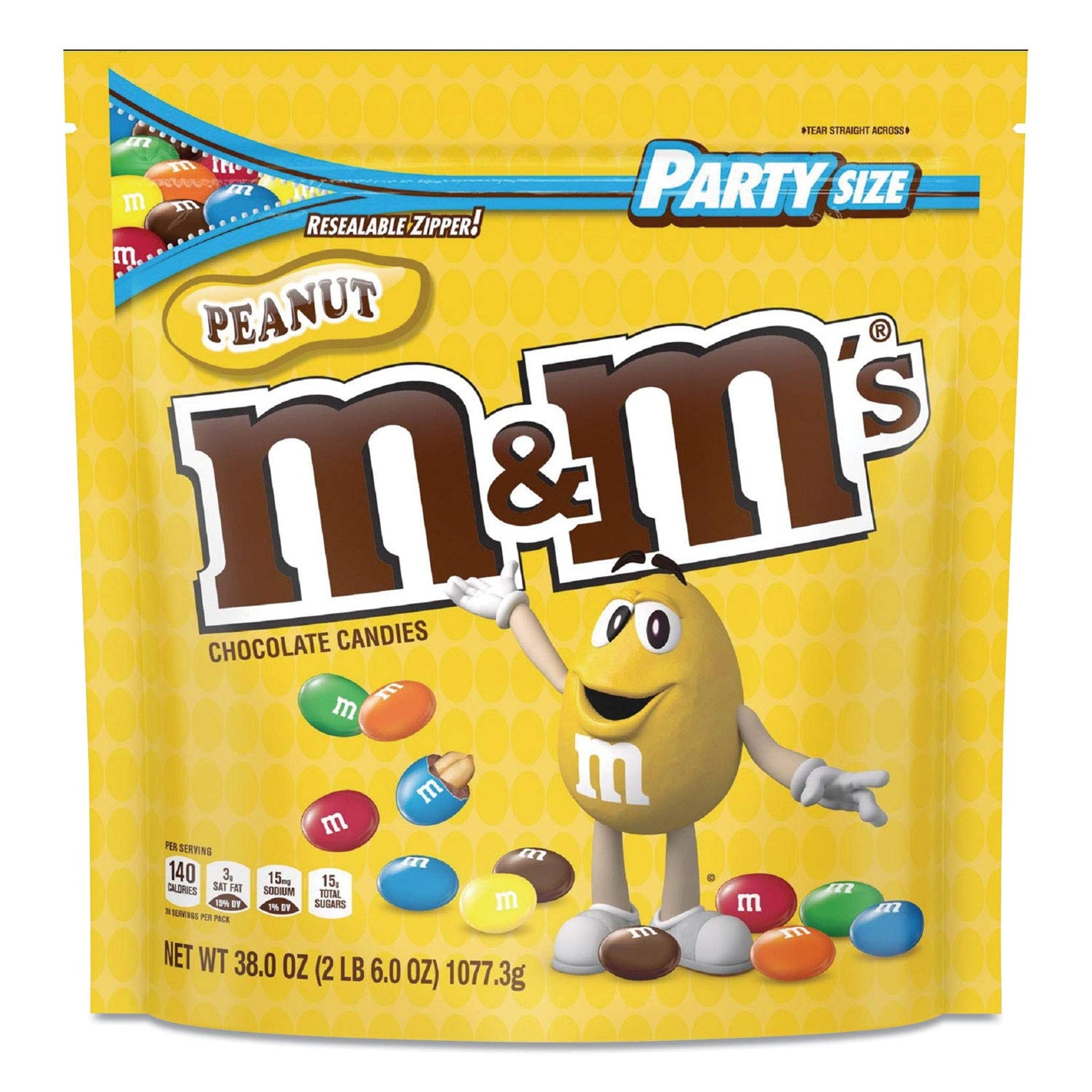 M&M’s Milk Chocolate & Peanuts (38 oz)
