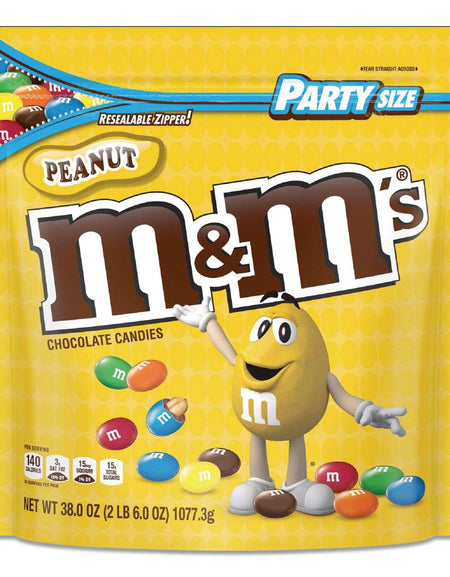 M&M’s Milk Chocolate & Peanuts (38 oz)