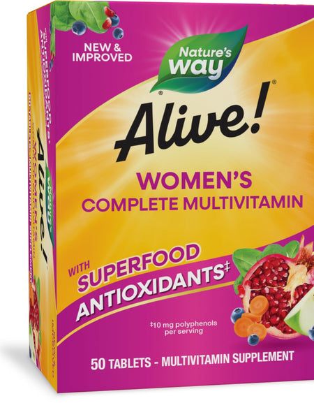 Nature’s Way Alive! Women’s Multivitamin (50 Tablets)