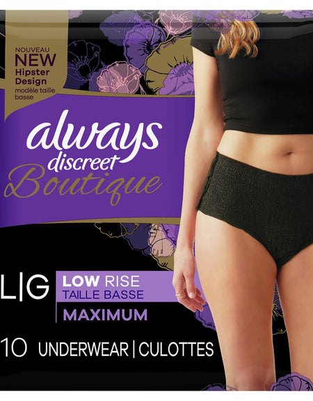 Always Discreet Incontinence Underwear L (10 Count)