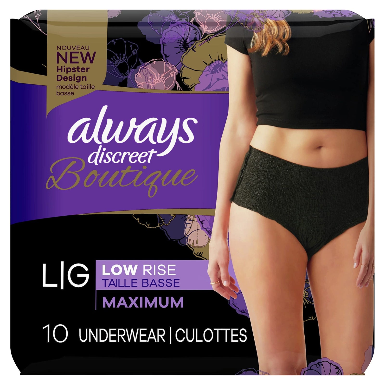 Always Discreet Incontinence Underwear L (10 Count)