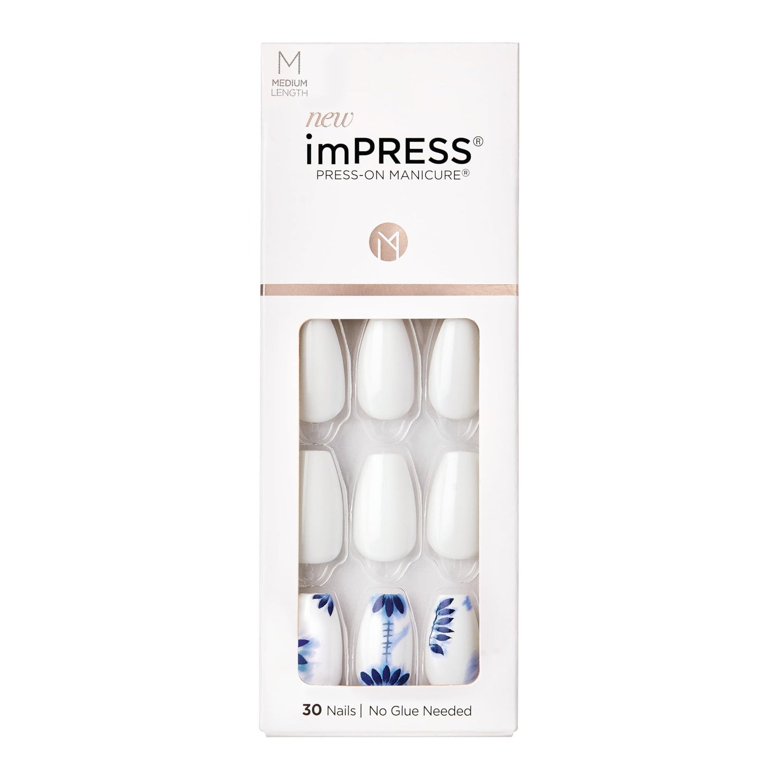 Kiss imPRESS Nails Tye Dye Coffin (30 Nails)