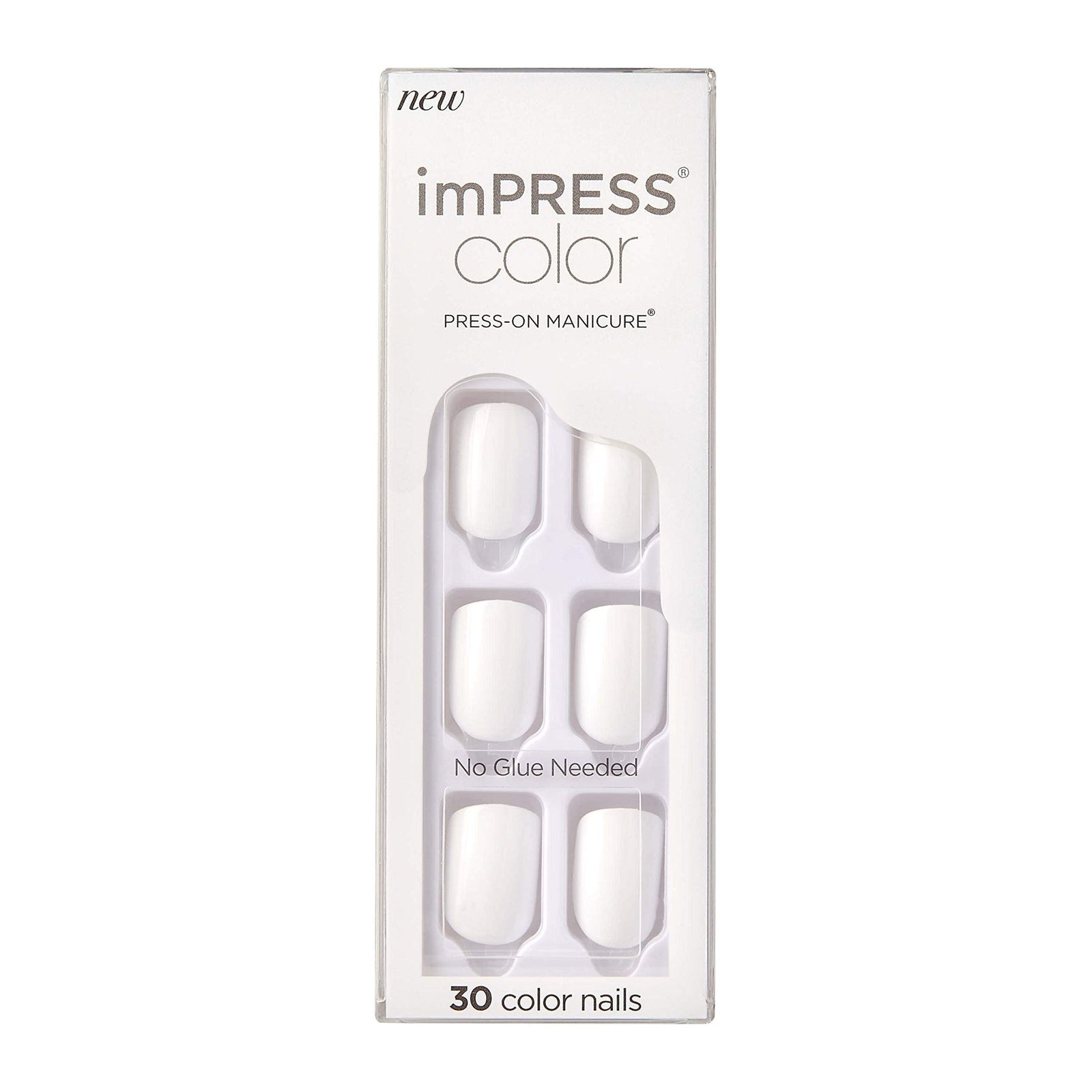 Kiss imPRESS Nails Frosting Squoval (30 Nails)