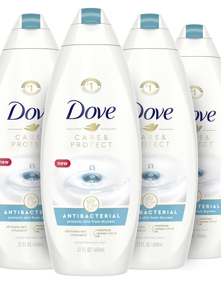 Dove Body Wash Antibacterial (22 oz, 4-pack)