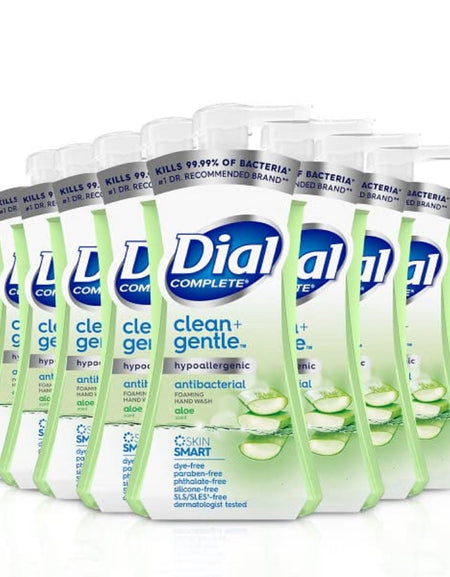 Dial Foaming Hand Wash Aloe (7.5 oz, 8-pack)