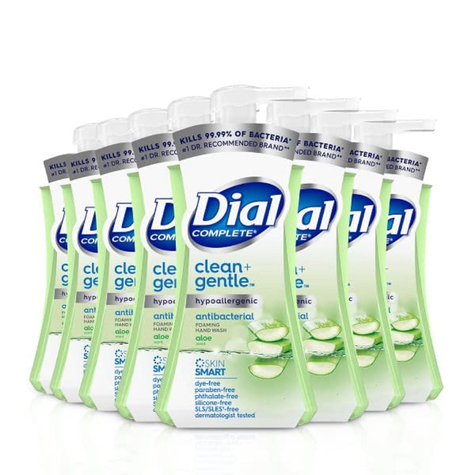Dial Foaming Hand Wash Aloe (7.5 oz, 8-pack)