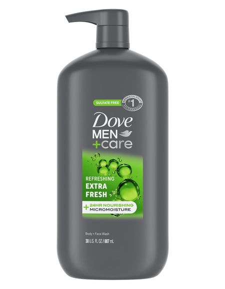 Dove Men+Care Body Wash Extra Fresh (30 oz)