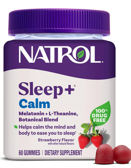 Natrol Melatonin Sleep+ Calm Gummies (60 ct)