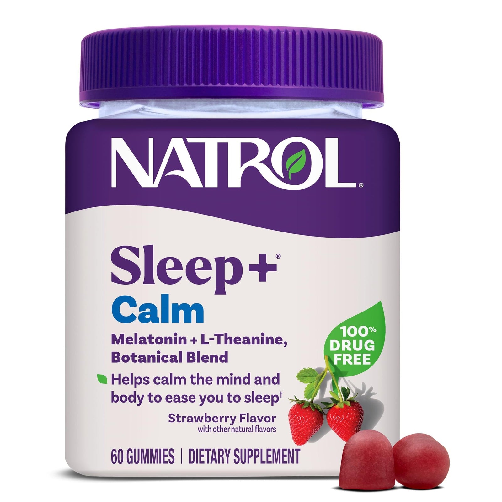 Natrol Melatonin Sleep+ Calm Gummies (60 ct)
