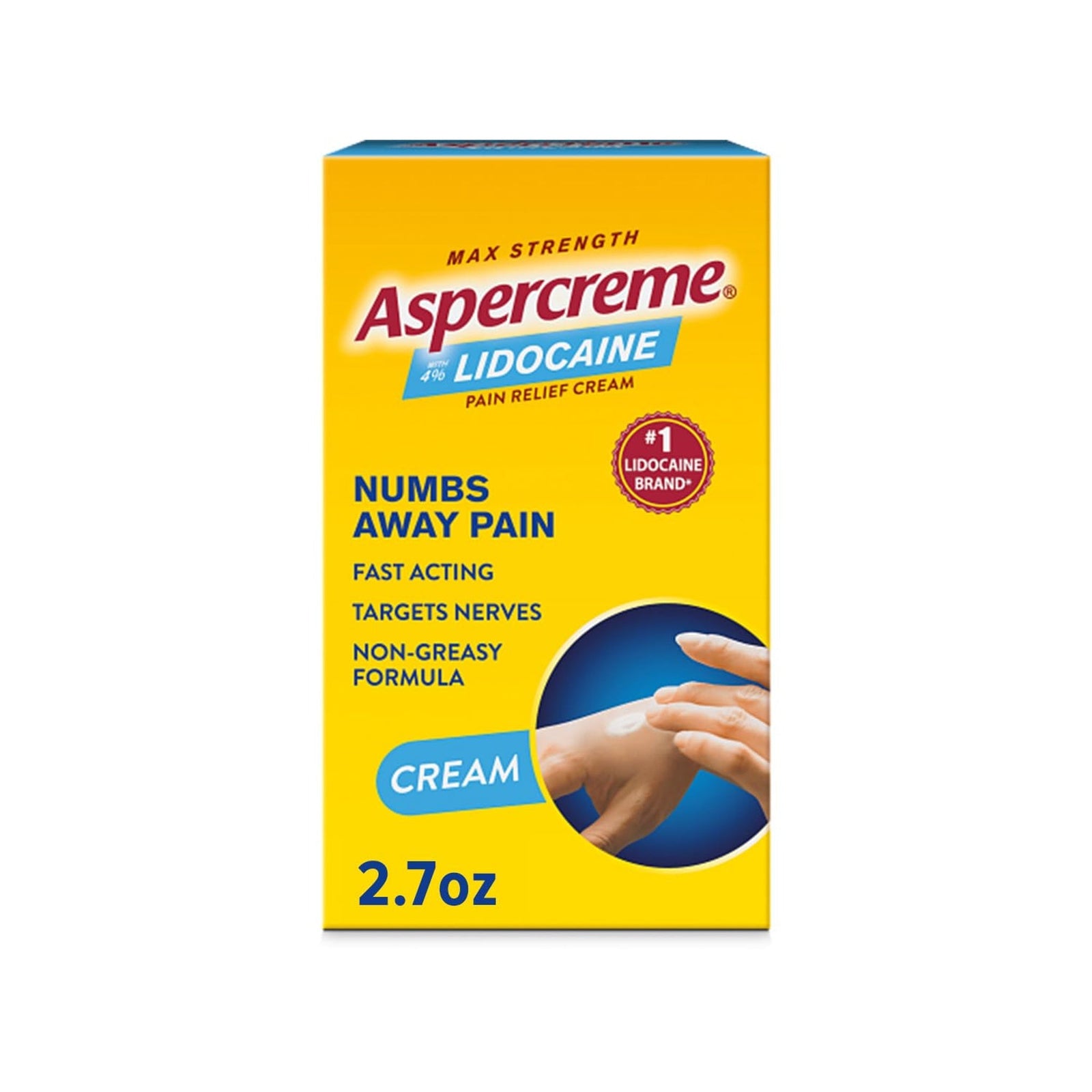 Aspercreme Lidocaine Cream (2.7 oz)