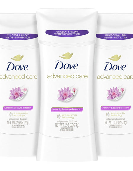 Dove Antiperspirant Deodorant Waterlily & Sakura (3 ct)
