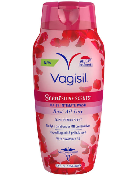 Vagisil Feminine Wash Rose All Day (12 oz)