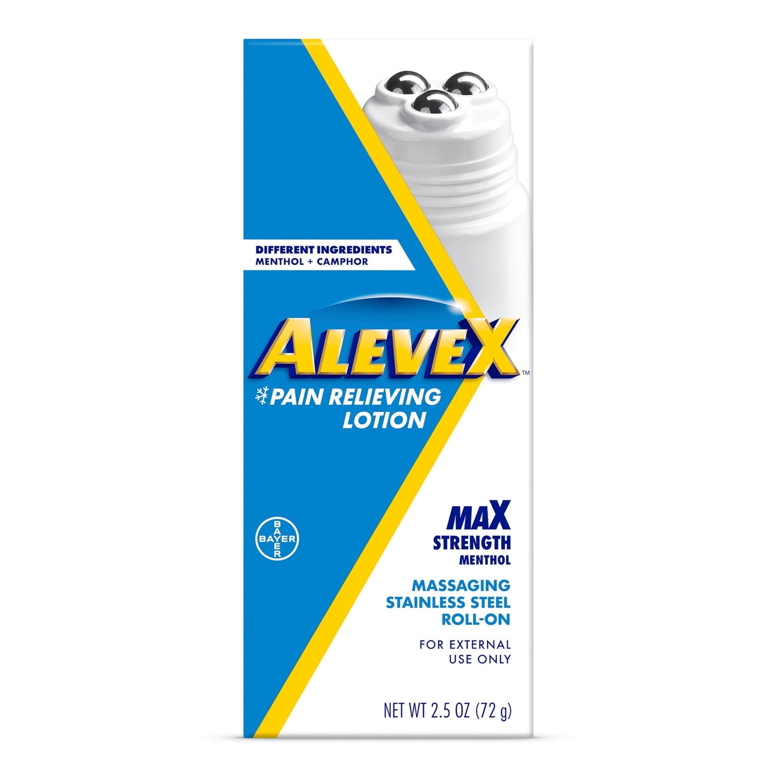 AleveX Pain Relief Lotion with Rollerball (2.5 oz)