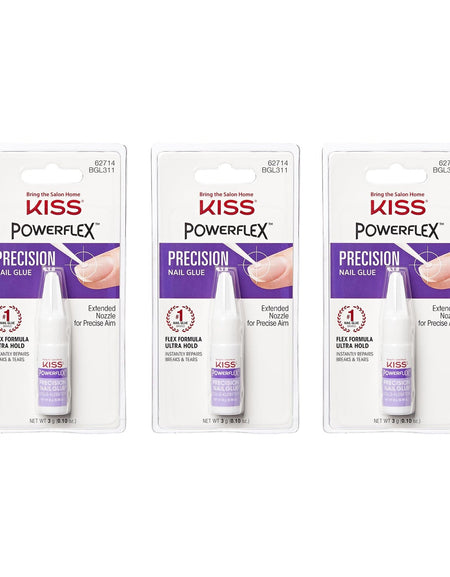 Kiss Powerflex Nail Glue (0.10 oz, 3-pack)