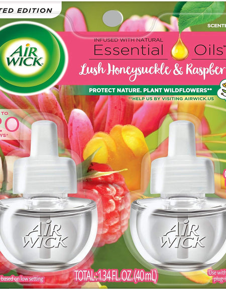 Air Wick Scented Oil Refill Honeysuckle & Raspberry (2 ct)