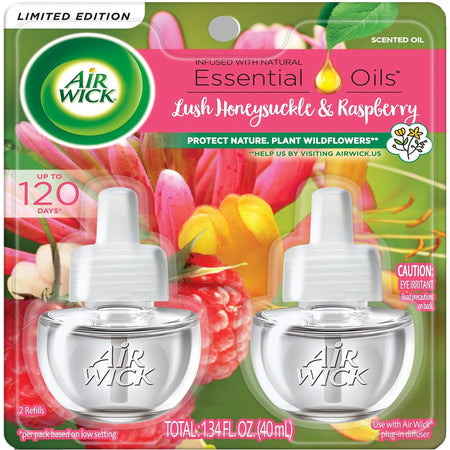 Air Wick Scented Oil Refill Honeysuckle & Raspberry (2 ct)