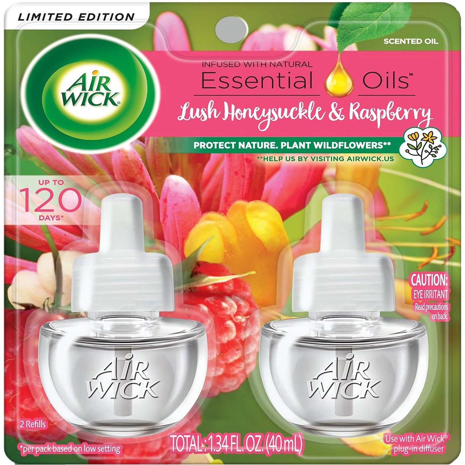 Air Wick Scented Oil Refill Honeysuckle & Raspberry (2 ct)