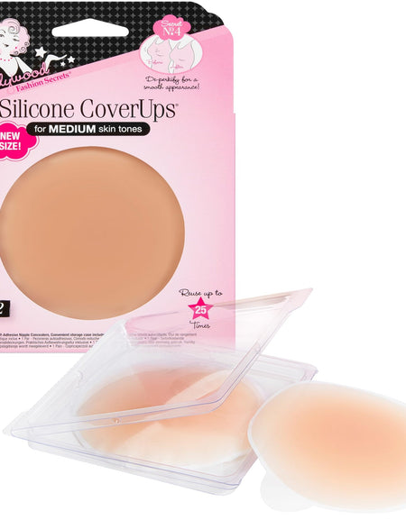 Hollywood Fashion Secrets Silicone Coverups Medium (1 Pack)
