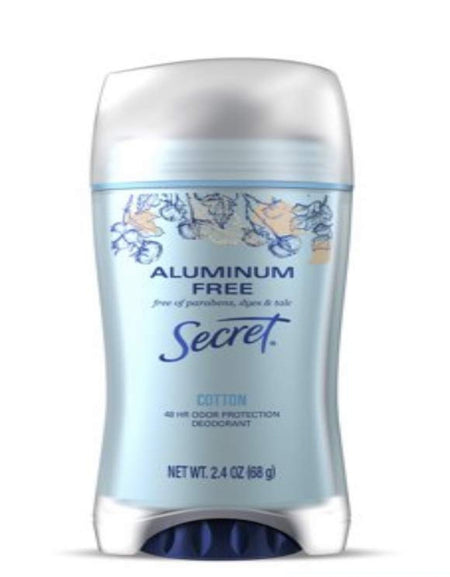 Secret Aluminum Free Deodorant Cotton (2.4 oz)