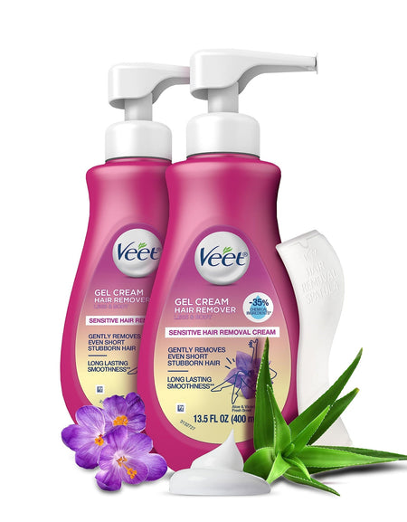Veet Hair Removal Cream Sensitive Skin (13.5 oz, 2 Pack)