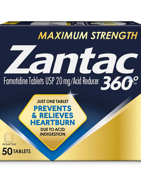 Zantac 360 Maximum Strength Tablets (50 Count)