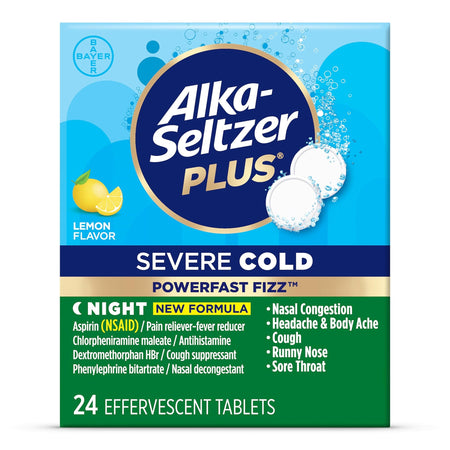 Alka-Seltzer Plus Night Cold Tablets (20 Count)