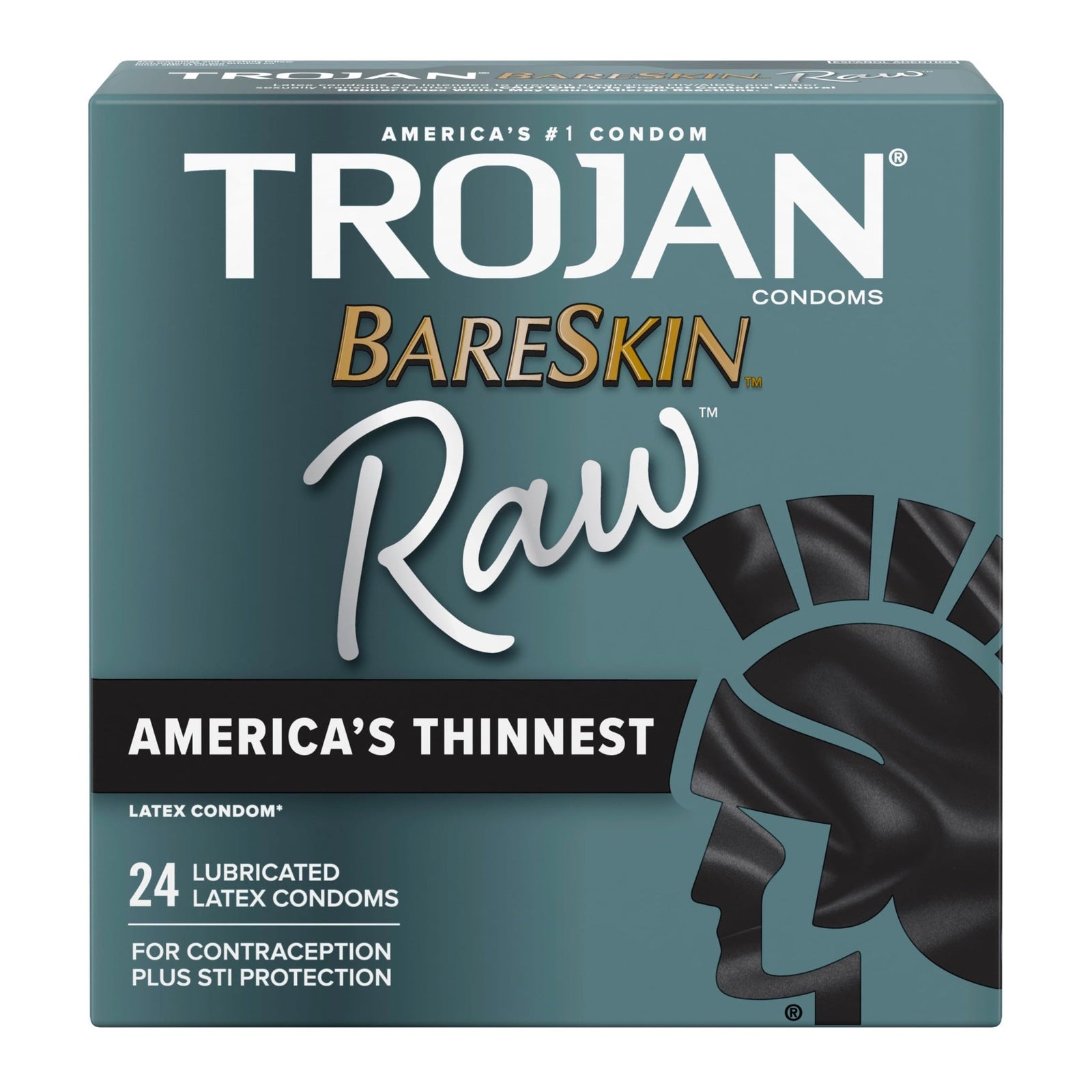 Trojan BareSkin Raw Ultra Thin Condoms (24 Count)