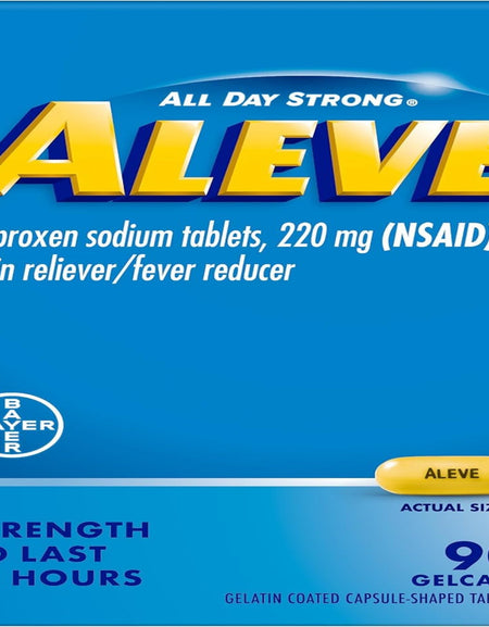 Aleve Pain Reliever Gelcaps (90 Count)