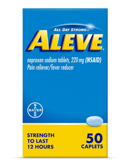 Aleve Pain Relief Caplets (50 Count)