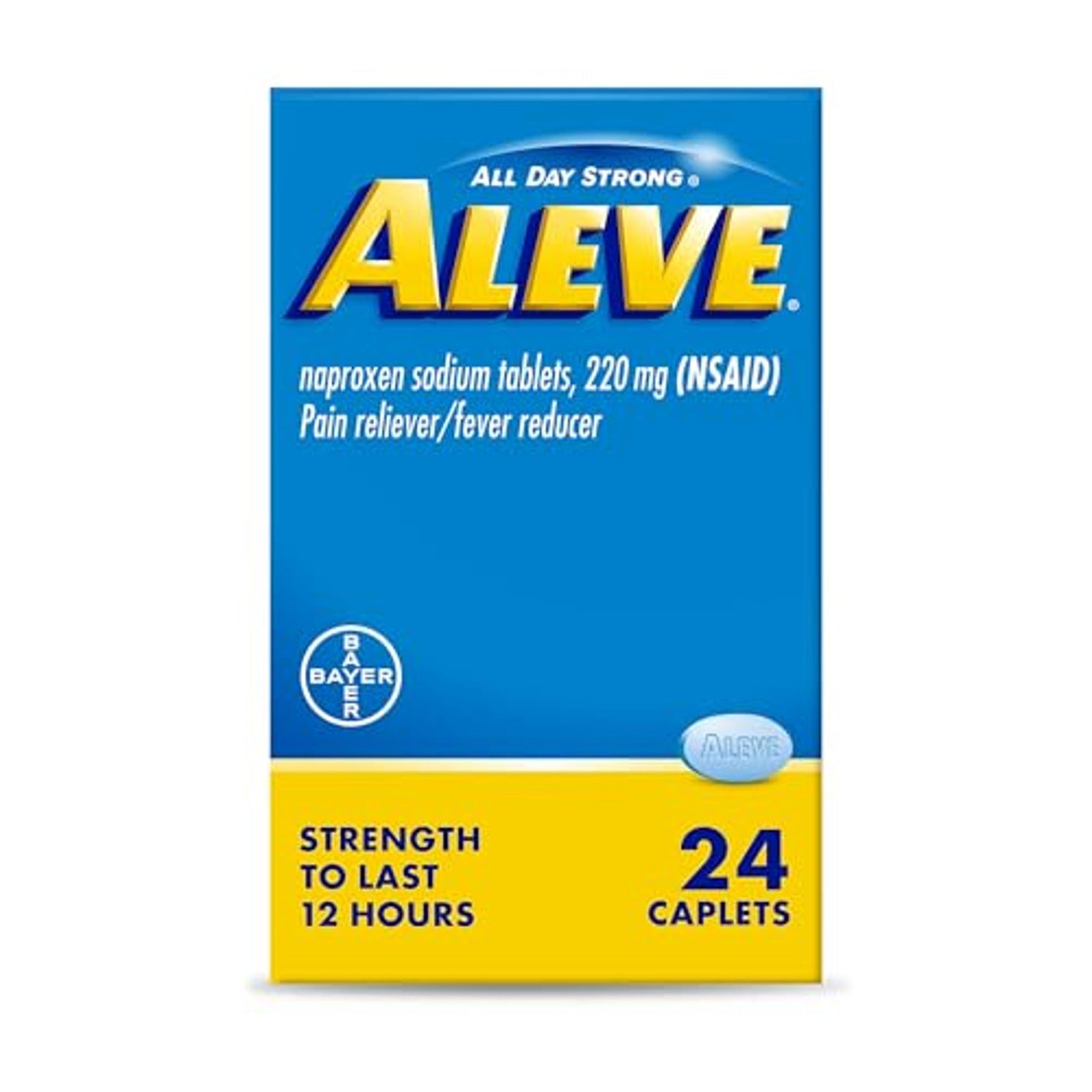 Aleve Pain Relief Caplets (24 Count)