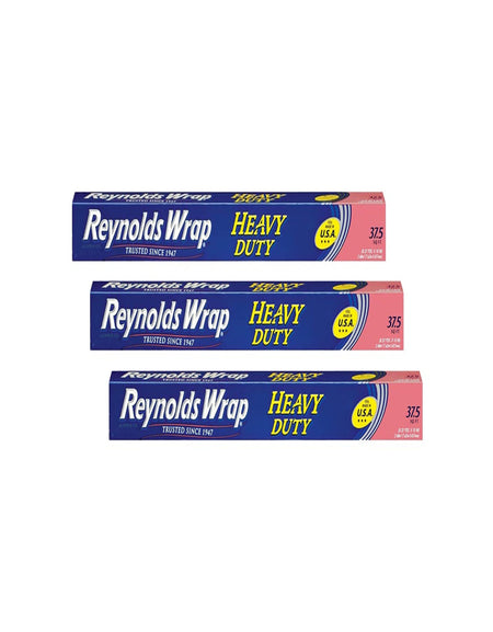 Reynolds Heavy Duty Foil (457mm x 7.62m, 3-pack)