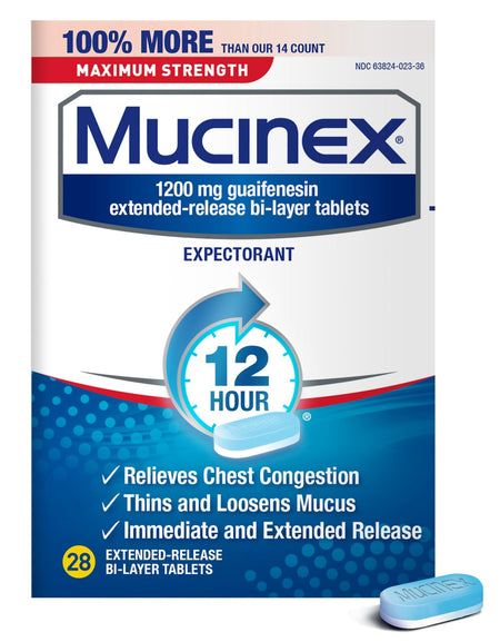 Mucinex Tablets (28 Count)