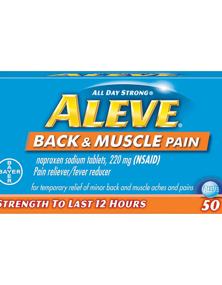Aleve Back and Muscle Pain Tablets (50 ct)