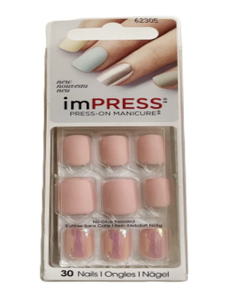 Impress Press-On Nails Matte Pink "Harlem Shake" (30 ct)