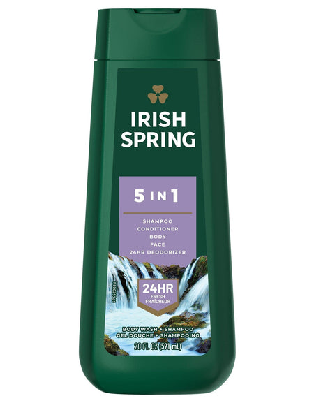 Irish Spring 5-in-1 Body Wash for Men (20 oz)