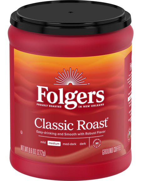 Folgers Classic Roast Ground Coffee (9.6 oz)